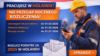 Rozliczenie roczne w Holandii 2026